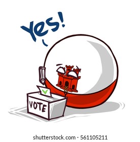 Gibraltar country voting yes