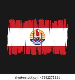 Ilustración del vector del pincel de bandera de Gibraltar