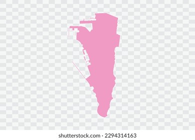 Mapa de Gibraltar color rosa Archivos de calidad de fondo png
