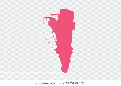 Gibraltar Map punch Color Background quality files png