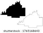 Gibson County, Indiana (U.S. county, United States of America, USA, U.S., US) map vector illustration, scribble sketch Gibson map