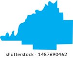 Gibson County Map in state of indiana united states