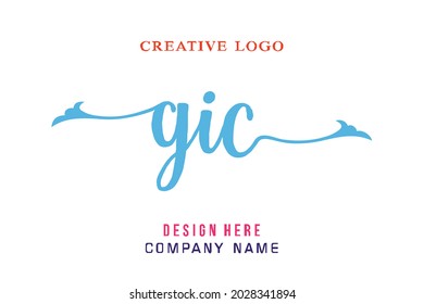 El logotipo de las letras del GIC es sencillo, fácil de entender y autoritario