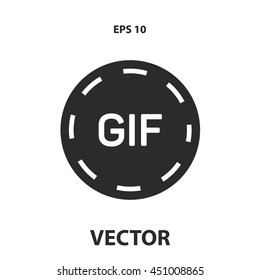 Gif Animation Button Icon