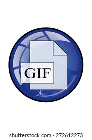 gif file button for web pages