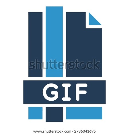 GIF file format icon graphic symbol image file type logo icon