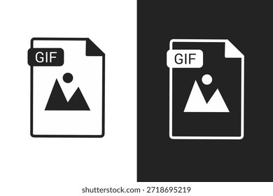 Gif file icon data document