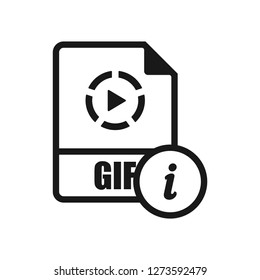 GIF Format Information Icon