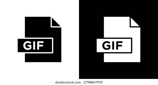 Icono gif concepto diseño