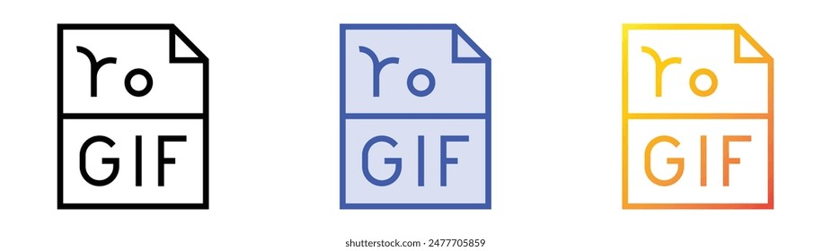 icono gif  Diseño