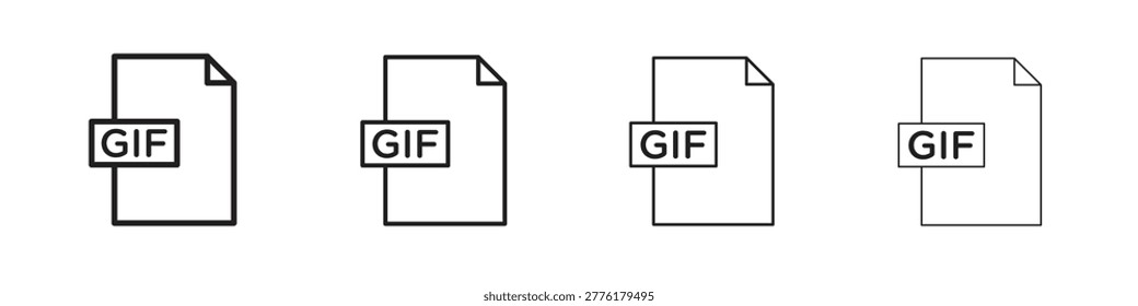 Paquete iconos gif en