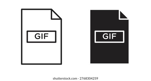 Icono gif conjunto diferentes