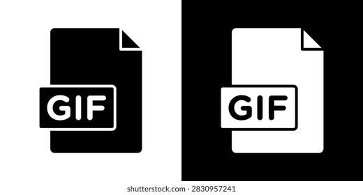 Icono gif paquete pictograma