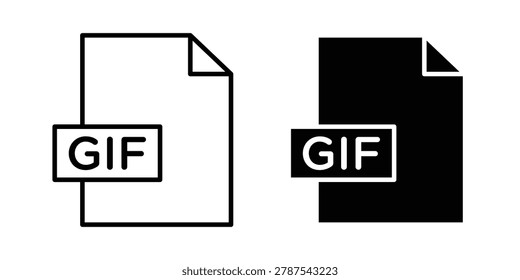Vector icono Gif editable