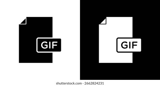Gif icon Vector scalable graphics