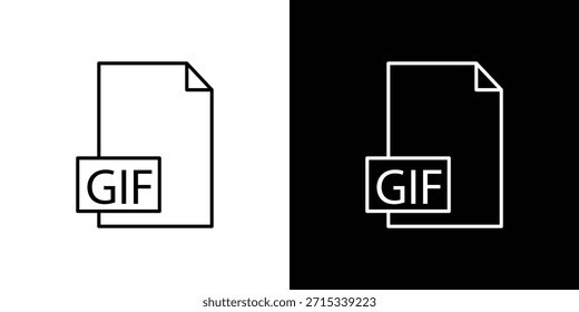 Plantilla Vector iconos gif