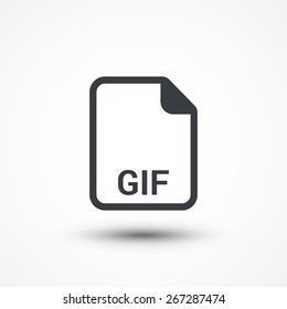 GIF image file extension icon.