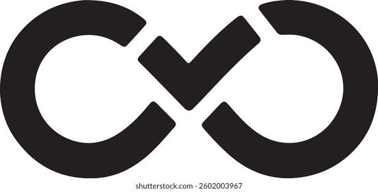 GIF logo design template with strong and modern bold text. Initial based vector logotype featuring simple and minimal typography. Trendy company identity ideal for businesses brand presence.