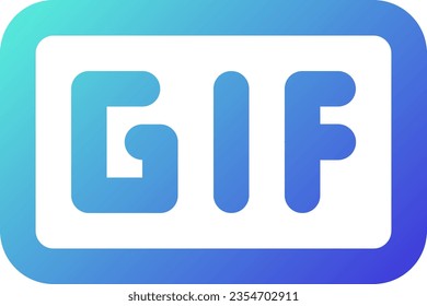 GIF pixel perfect gradient linear ui icon. Graphics interchange format. Animated image. Line color user interface symbol. Modern style pictogram. Vector isolated outline illustration