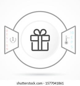gift 10 eps bond icon design vector graphics