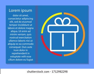 gift 10 eps bond icon design vector graphics
