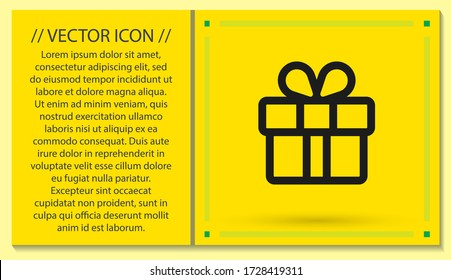 gráficos vectoriales de diseño de iconos de enlace de regalo de 10 pasos