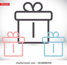 gift 10 eps bond icon design vector graphics