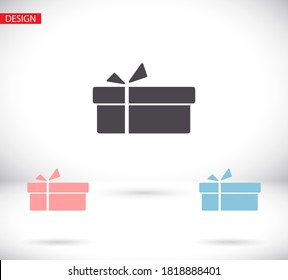 gráficos vectoriales de diseño de iconos de enlace de regalo de 10 pasos