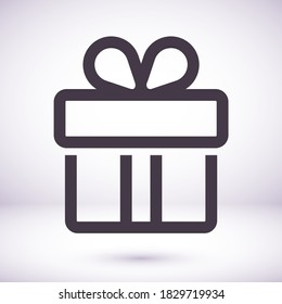 gráficos vectoriales de diseño de iconos de enlace de regalo de 10 pasos