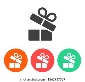 gift 10 eps icon design vector graphics
