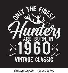 Gift for 60 Year Old Deer Hunting Hunter 1960 60th Birthday.