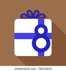 Gift for 8 March, Women's Day, eps 10.