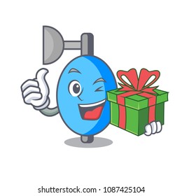 With gift ambu bag mascot cartoon