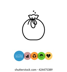 Gift bag icon