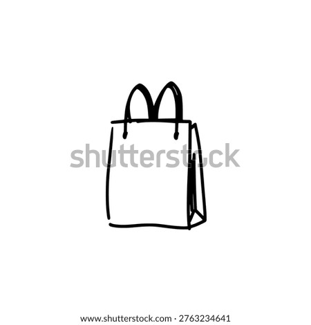 Gift bag icon logo design. Shopping bag sign and symbol. Present bag icon. Perfect for birthday, retail and commerce.