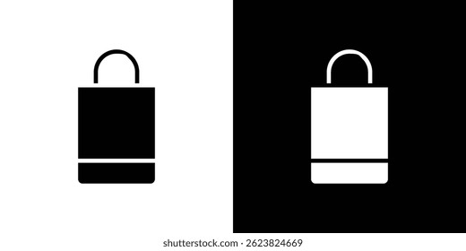 Gift bag icon for logo web mobile app UI design.