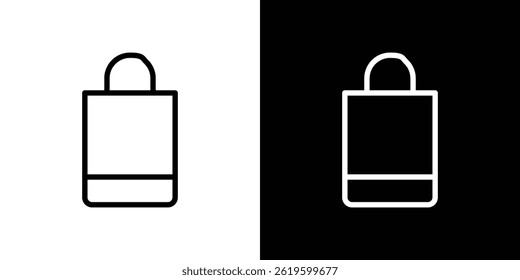 Geschenktüte Symbol Vektorsymbol im trendigen flachen Stil