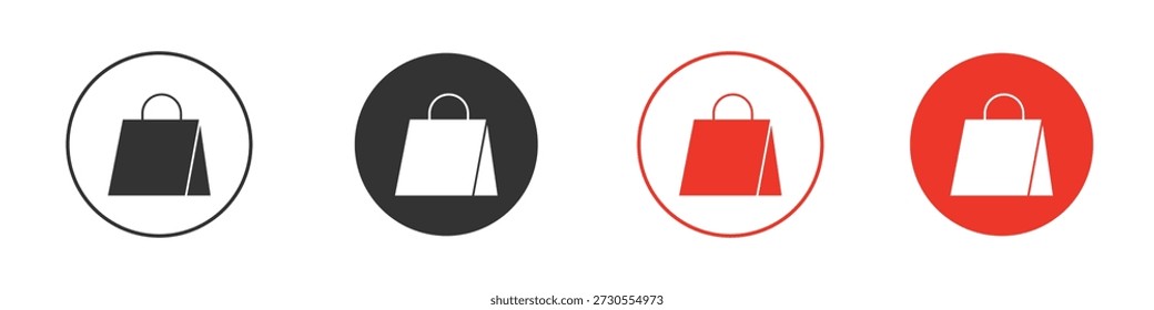 Icono del bolso del regalo. diseño del Vector del Web
