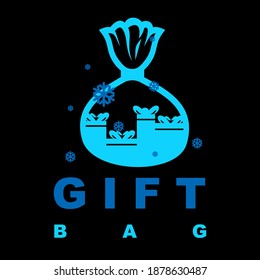 Gift Bag Logo Design Vector