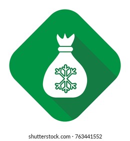gift bags icon with long shadow  