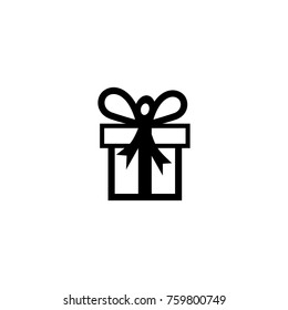 Gift big box vector icon