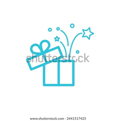 Gift, Big surprise, gift box icon. 