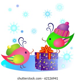 Gift and birds