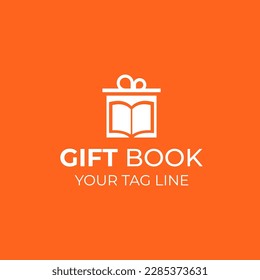 Gift Book Logo For Book Shop