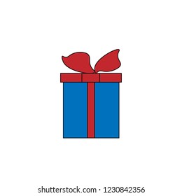 gift, bow, box