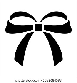 Gift Bow Icon Element For Design