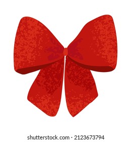 Gift Bow Illustration Isolated on white background