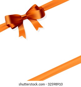 Gift bow. Vector.