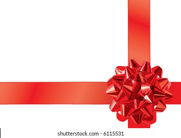 Gift Bow (vector). In the gallery also available XXL jpeg image made from this vector