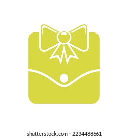 plantilla de icono de logotipo de caja de regalo 1